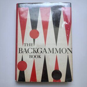 The Backgammon Book Oswald Jacoby John Crawford 1974 Hardcover DJ Mylar